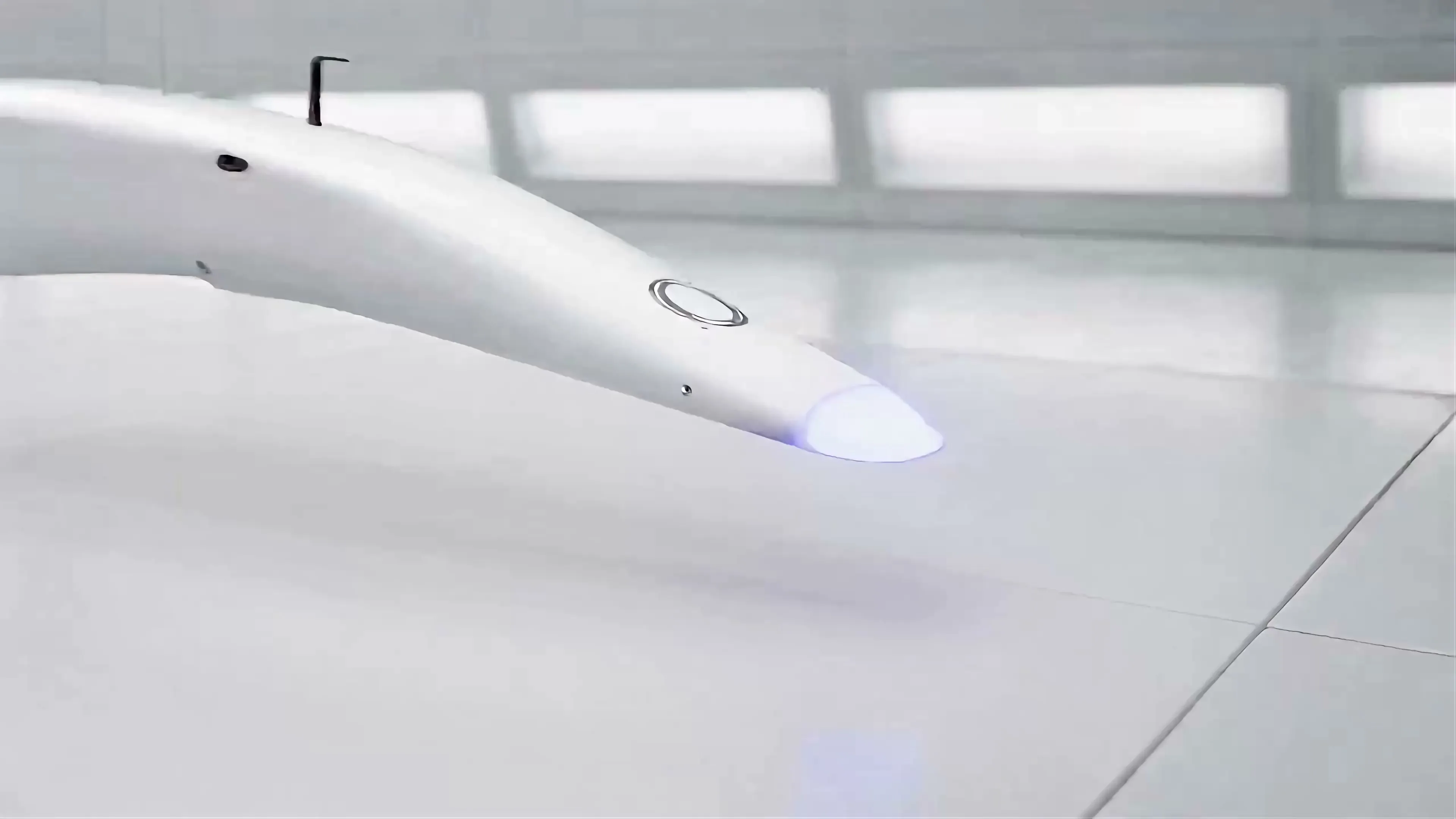 Optima F1 car parts assembling in a white lab